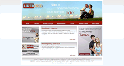Desktop Screenshot of lidercred.com